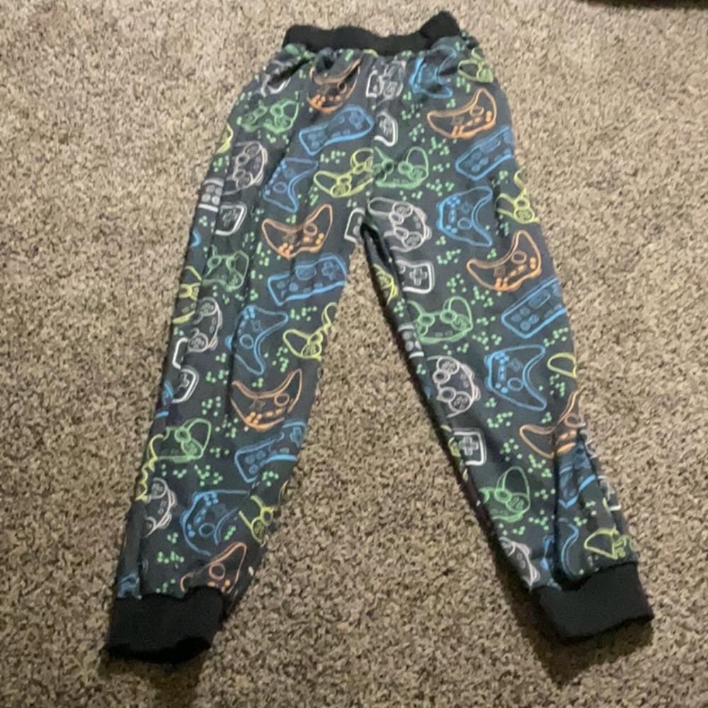 Colorful Gaming Print pajama Pants
